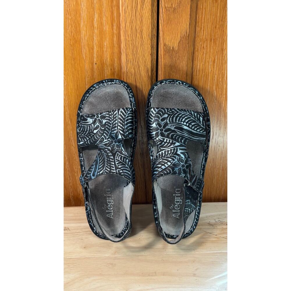 Alegria Camille comfort arch support leather Sandals shoes - Picture 3 of 11